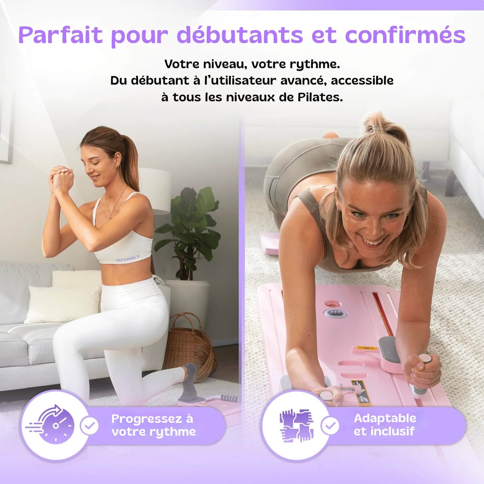 Pilate ReformerX – Transforme ton corps en 28 jours