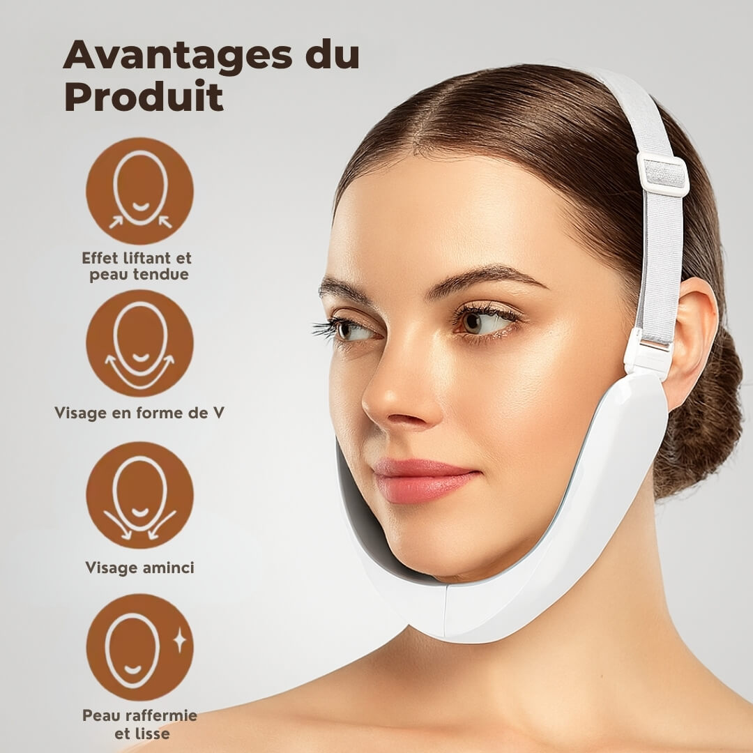 V-Shape Pro™ - Appareil de Lifting Visage & Anti Double Menton