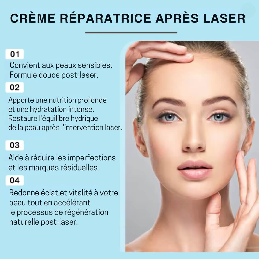 Crème réparatrice après laser - Hydratation ultime