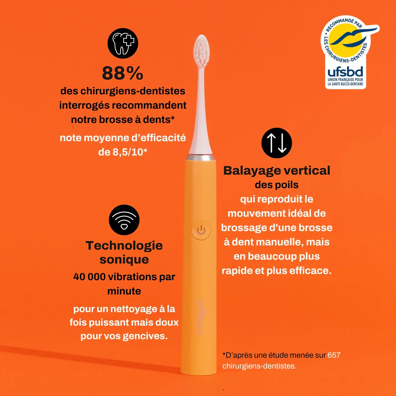 My Variation : La brosse à dents électrique nouvelle génération + Brosses offertes