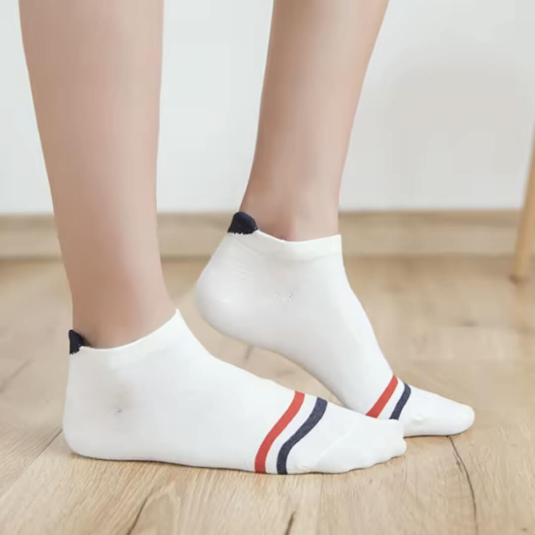 5 paires de chaussettes coeur Love et Nounours