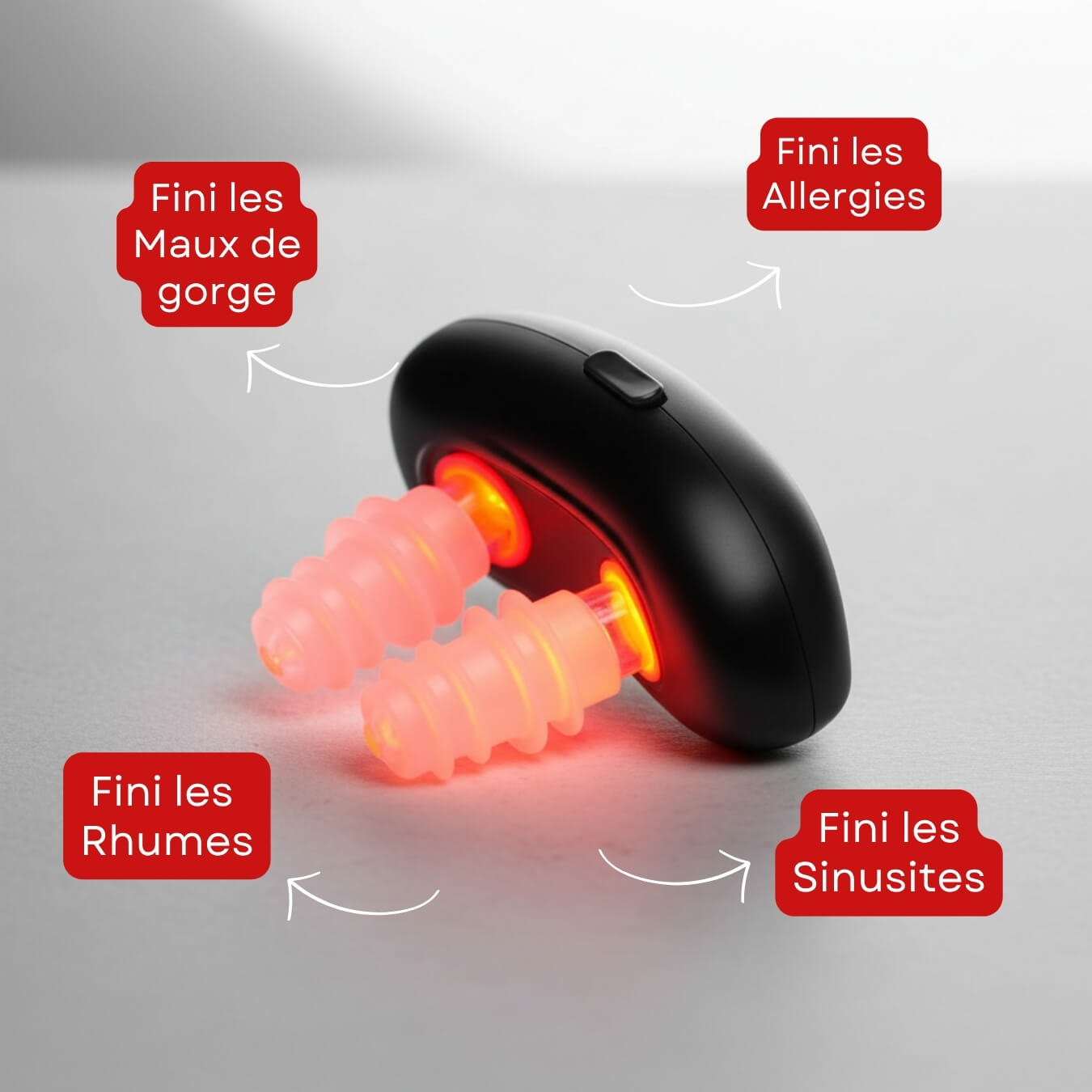 NoMore PureAir - Soulagement rapide du rhume, sinusite, allergies et congestions nasales