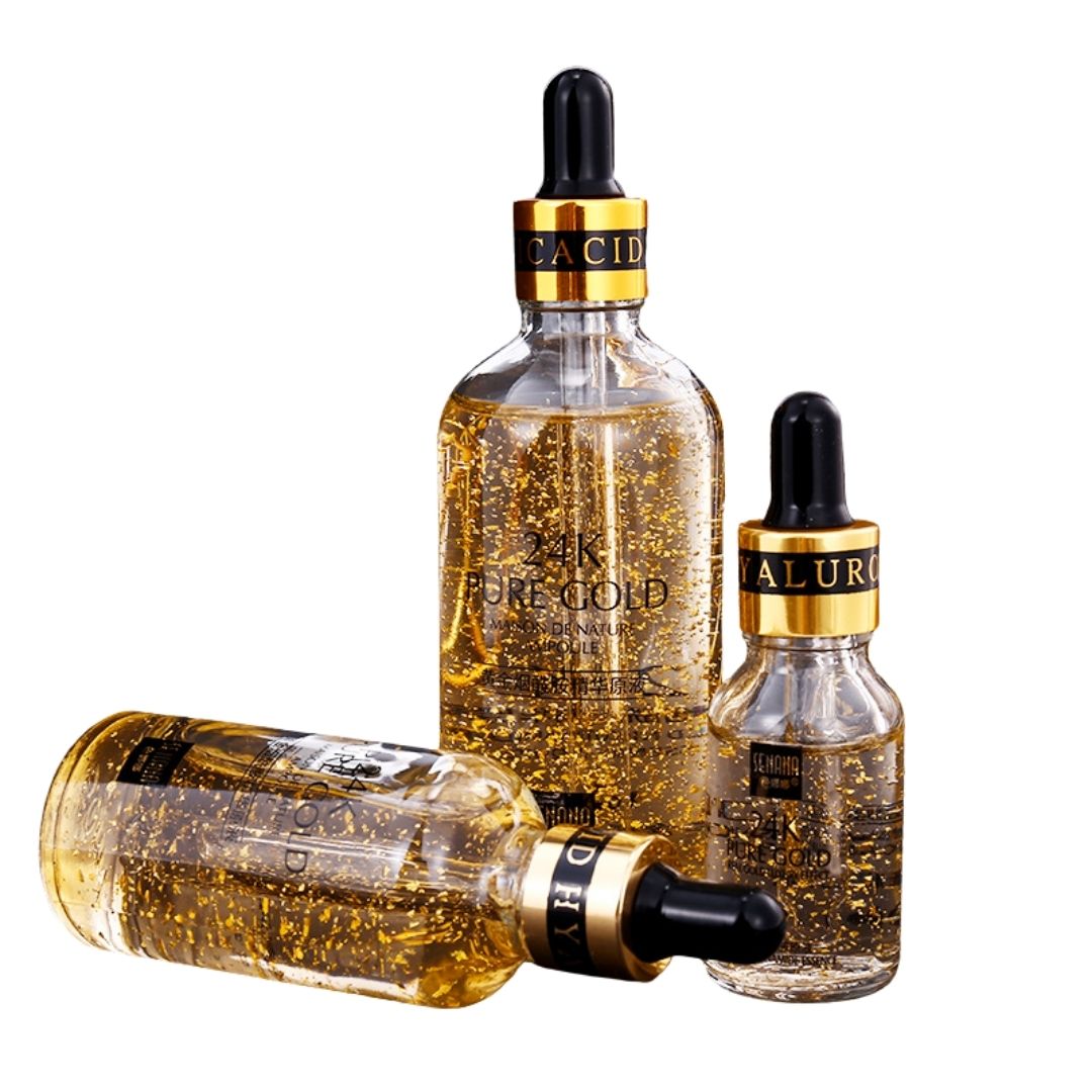 Sérum à l'acide hyaluronique 24K : 4 en 1